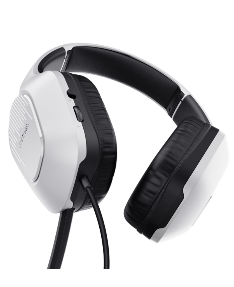 Trust GXT415 Zirox Gaming Headset - White | T25147 Redmond Electric Gorey
