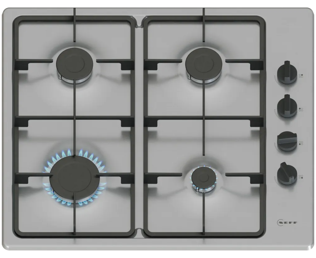 Neff N 30, 60cm Built-In Gas Hob | Stainless Steel - T26BKP6N0 Redmond Electric Gorey
