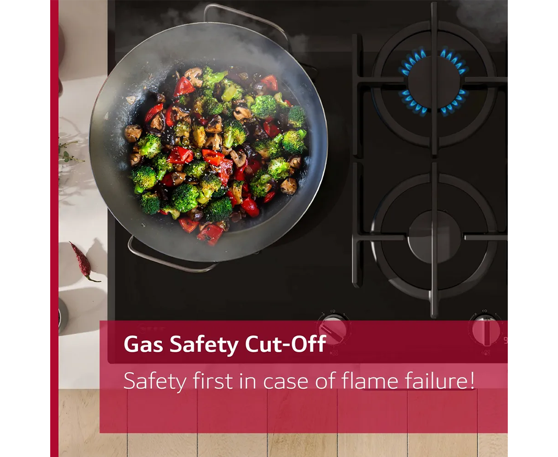Neff N 70, 60cm Built-In Gas Hob with FlameSelect | Tempered glass, Black - T26PIP4S0 Redmond Electric Gorey