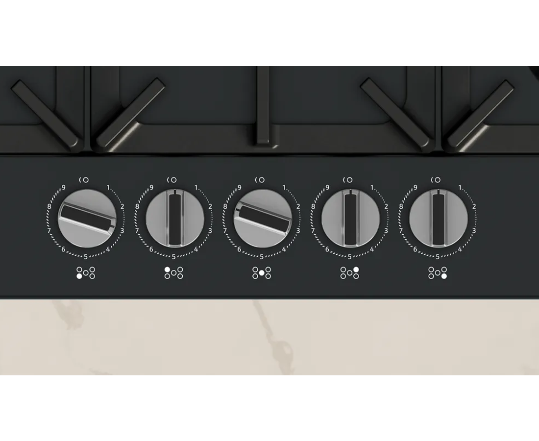 Neff N 70, 75cm Built-In Gas Hob with FlameSelect | Enamel Black - T27CIQ8S0 Redmond Electric Gorey