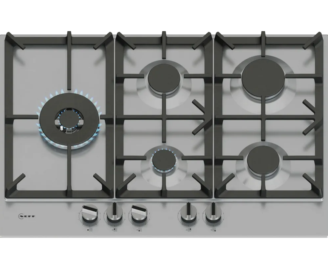 Neff N 70, 75cm Built-In Gas Hob with FlameSelect | Stainless Steel - T27CIS8N0 Redmond Electric Gorey