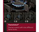 Neff N 70, 75cm Built-In Gas Hob with FlameSelect | Tempered glass, Black - T27PIQ4S0 Redmond Electric Gorey