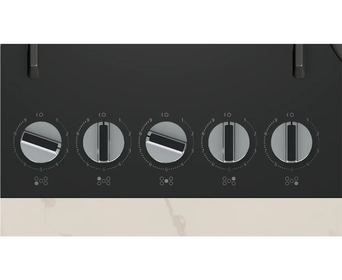 Neff N 70, 75cm Built-In Gas Hob with FlameSelect | Tempered glass, Black - T27PIQ4S0 Redmond Electric Gorey