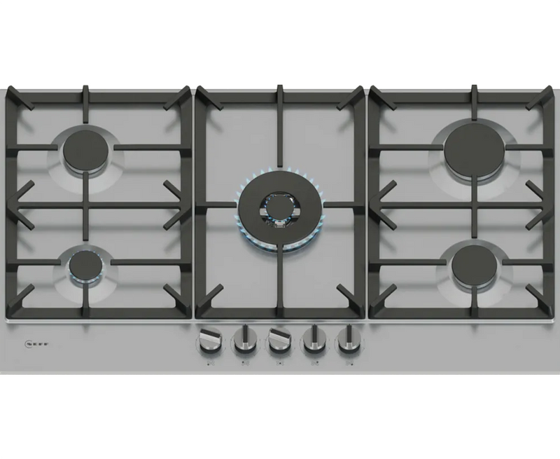 Neff N 70, 90cm Built-In Gas Hob with FlameSelect | Stainless Steel - T29CIR8N0 Redmond Electric Gorey