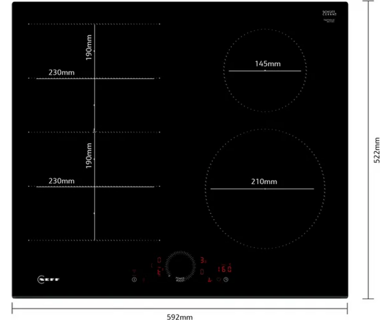 Neff N70 60cm Induction Hob | Black T66FHE4L0 Redmond Electric Gorey