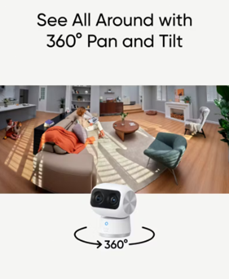 Eufy S350 4K Indoor Cam Dual Pan & Tilt Camera with 4K Zoom - T8416221 Redmond Electric Gorey