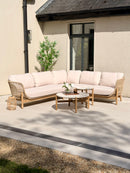 Talara Wood Rope Corner Sofa Lounge Set in Natural - HUCTALARACL Redmond Electric Gorey