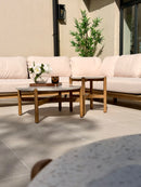 Talara Wood Rope Corner Sofa Lounge Set in Natural - HUCTALARACL Redmond Electric Gorey