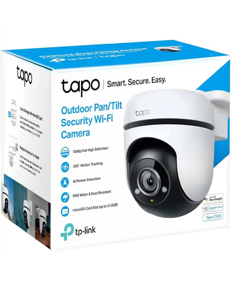 TP-Link C500 Outdoor Pan/Tilt Wifi Camera | White TAPOC500 Redmond Electric Gorey