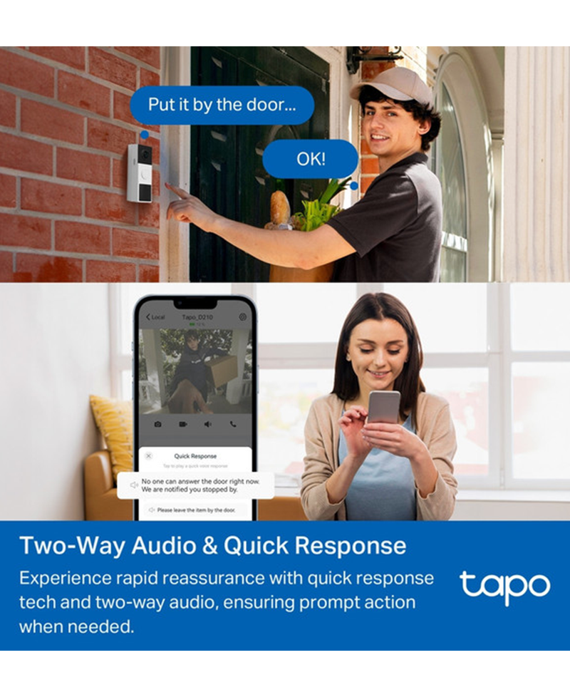 Tapo D210 Video Doorbell Camera Redmond Electric Gorey