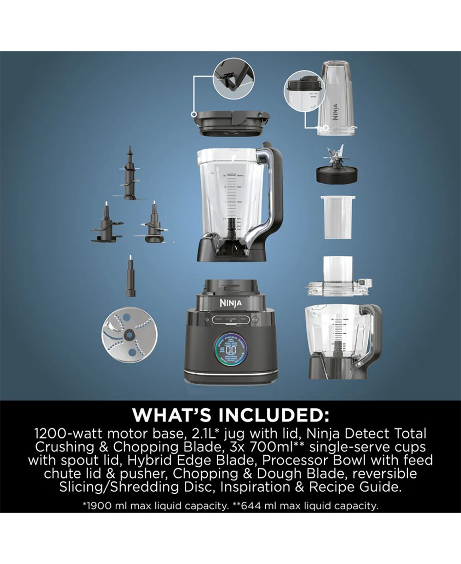 Ninja Detect Power Blender & Processor Pro | Black TB401UK Redmond Electric Gorey