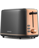 Kenwood Abbey Stone Collection 2 Slice Toaster | Black & Rose Gold - TCP05.C0DG Redmond Electric Gorey