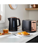 Kenwood Abbey Stone Collection 2 Slice Toaster | Black & Rose Gold - TCP05.C0DG Redmond Electric Gorey