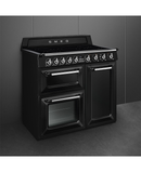 Smeg 100cm Victoria Electric Cooker with Induction Hob | TR103IBL2 | Black Redmond Electric Gorey