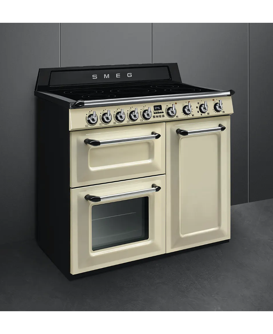 Smeg 100cm Victoria Electric Cooker with Induction Hob | TR103IP2 | Cream Redmond Electric Gorey