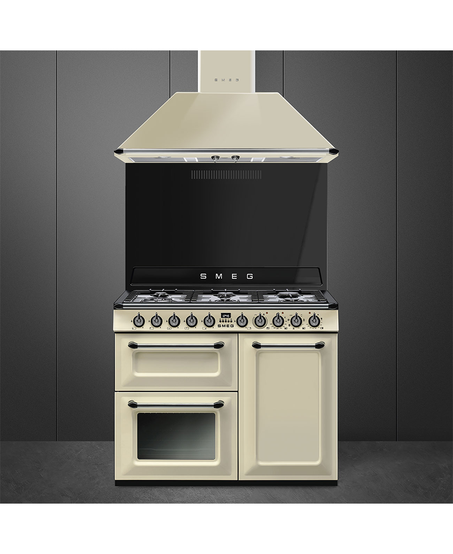 Smeg 100cm Traditional Dual Fuel Range Cooker | Cream TR103P Redmond Electric Gorey