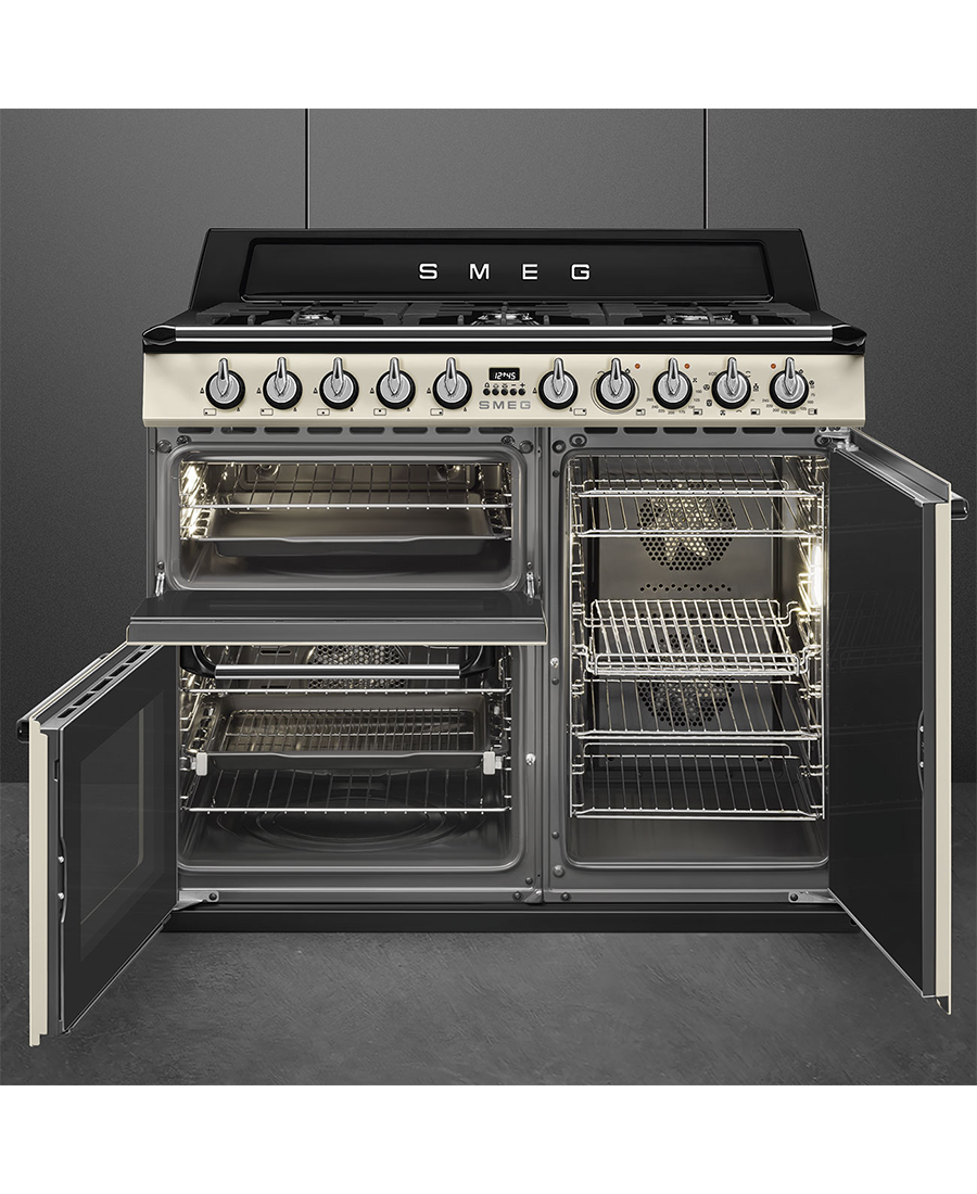 Smeg 100cm Traditional Dual Fuel Range Cooker | Cream TR103P Redmond Electric Gorey