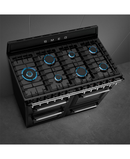 Smeg 110cm Traditional Dual Fuel Range Cooker | TR4110AZ | Pastel Blue Redmond Electric Gorey