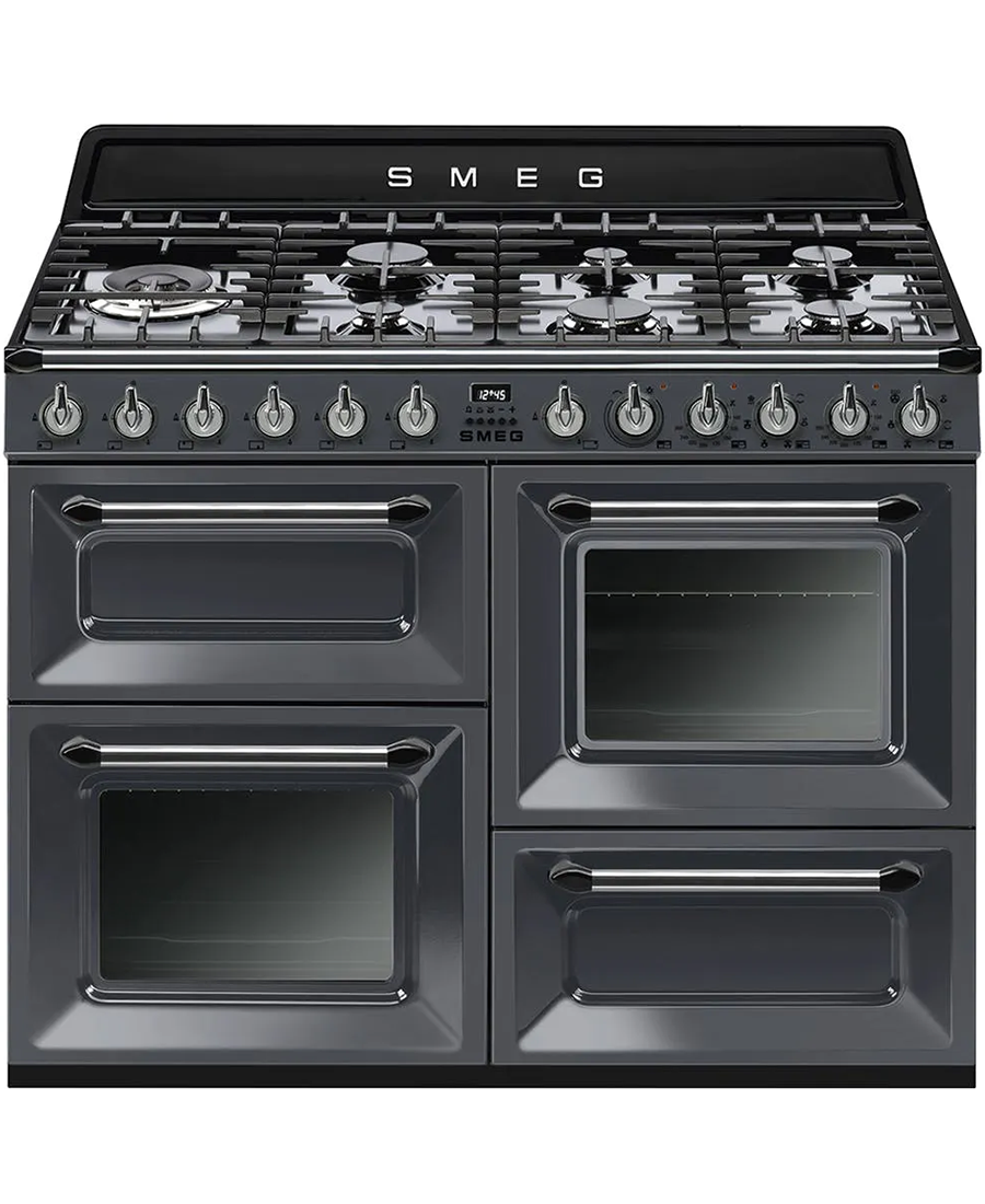Smeg 110cm Traditional Dual Fuel Range Cooker | Slate Grey TR4110GR Redmond Electric Gorey