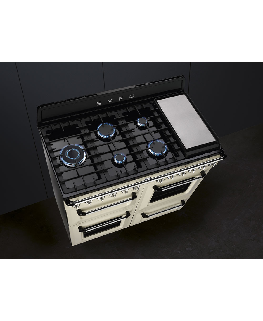 Smeg 110cm Traditional Dual Fuel Range Cooker | Cream TR4110P1 Redmond Electric Gorey