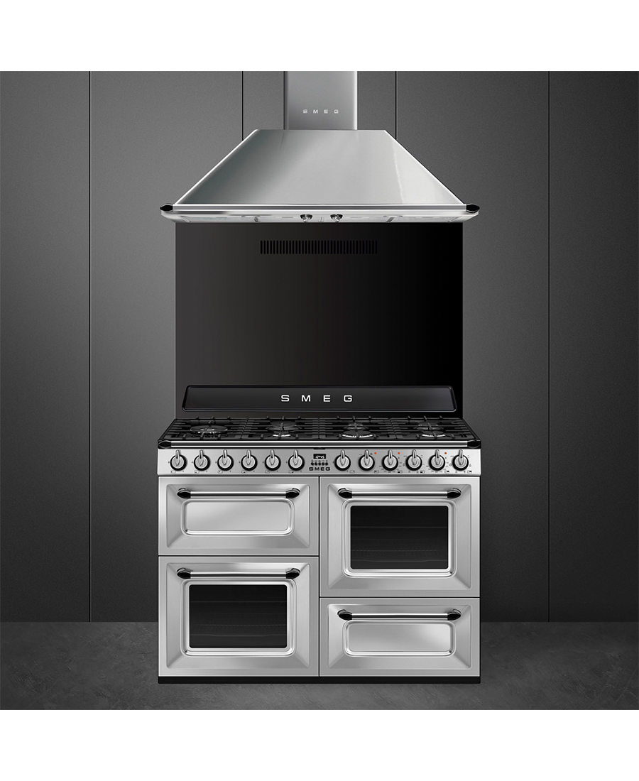 Smeg 110cm Traditional Dual Fuel Range Cooker | Stainless Steel TR4110X-1 Redmond Electric Gorey