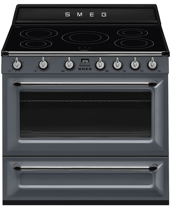 Smeg 90cm Victoria Range Cooker with Induction Hob | Grey TR90IGR Redmond Electric Gorey