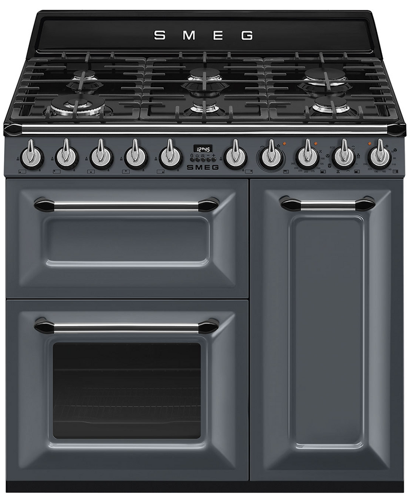 smeg victoria 90cm dual fuel range cooker