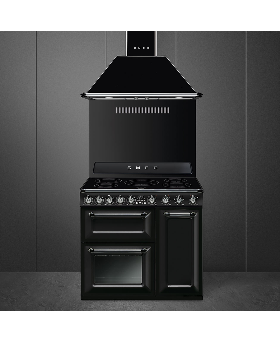 Smeg 90cm Victoria Range Cooker with Induction Hob | Black TR93IBL2 Redmond Electric Gorey