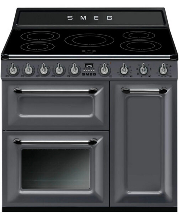 Smeg 90cm Victoria Range Cooker with Induction Hob | Grey TR93IGR Redmond Electric Gorey