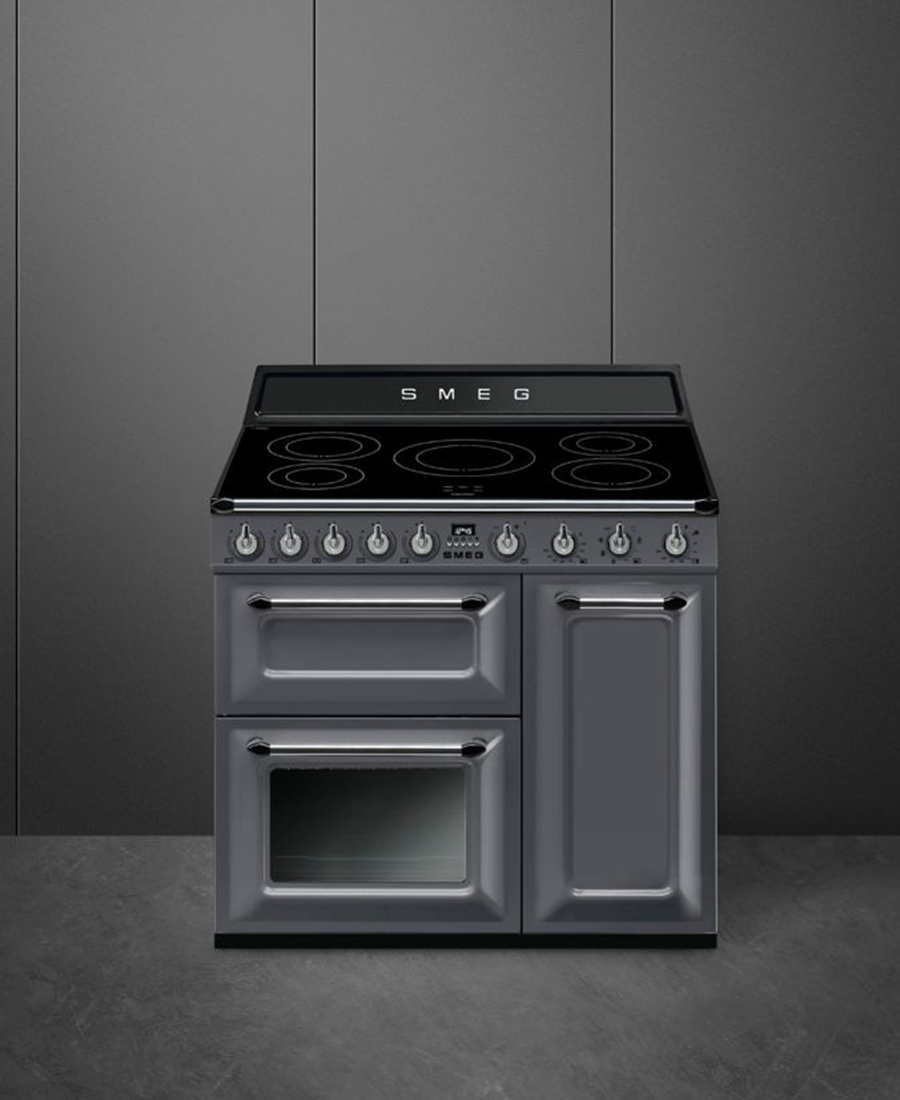 Smeg 90cm Victoria Range Cooker with Induction Hob | Grey TR93IGR Redmond Electric Gorey