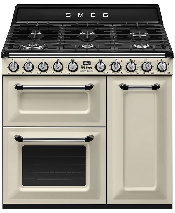 Smeg 90cm Victoria Dual Fuel Range Cooker | Cream TR93P Redmond Electric Gorey