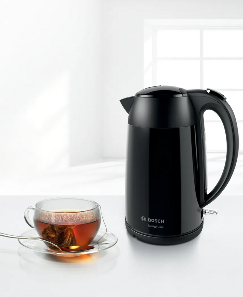 Bosch DesignLine 1.7L Kettle | Black TWK3P423GB Redmond Electric Gorey