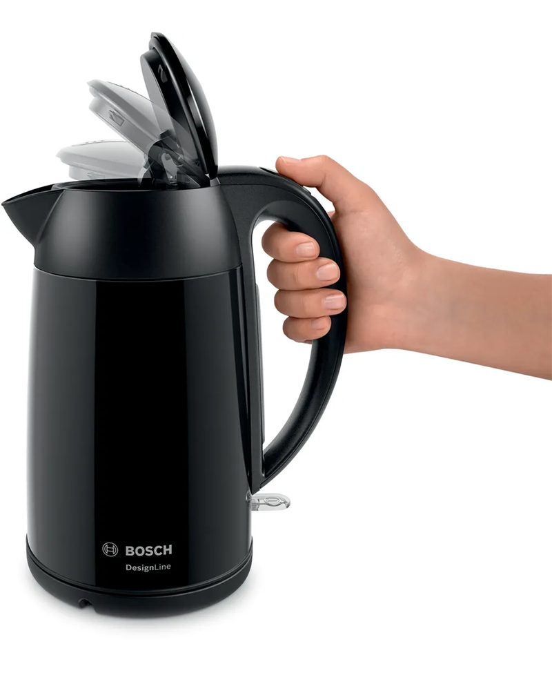 Bosch DesignLine 1.7L Kettle | Black TWK3P423GB Redmond Electric Gorey