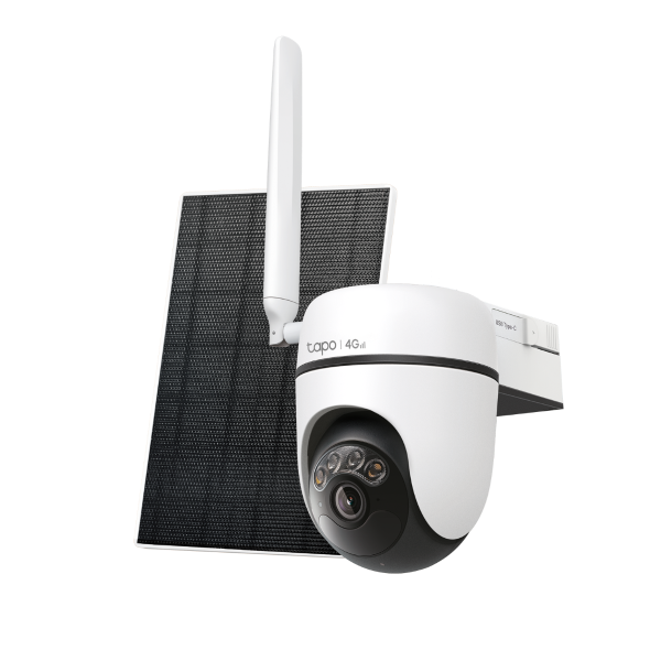 Tapo C615G 2K 3MP Solar-Powered Pan/Tilt 4G LTE Security Camera Kit TAPOC615GKIT Security Camera Kit