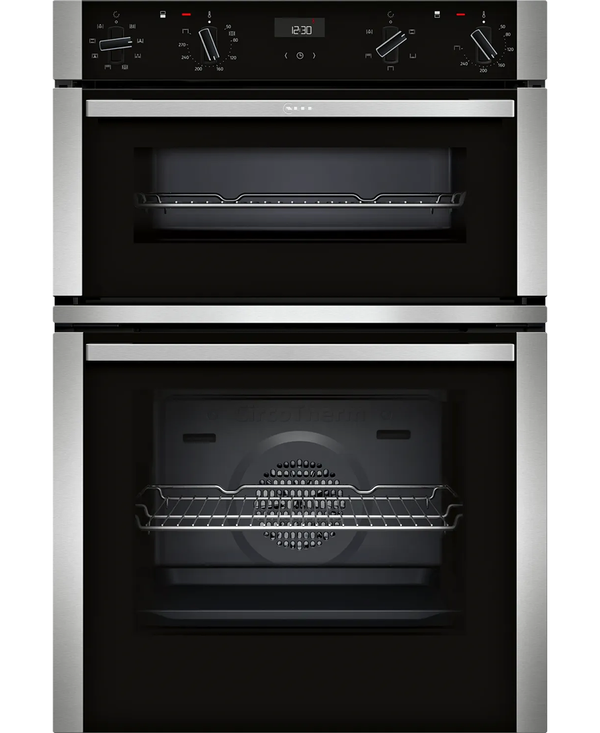 Neff N 50 Built-in Double Oven with Easy Clean & CircoTherm | Stainless Steel - U1ACE2AN3B Redmond Electric Gorey