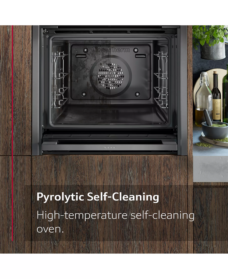 Self cleaning discount integrated double oven