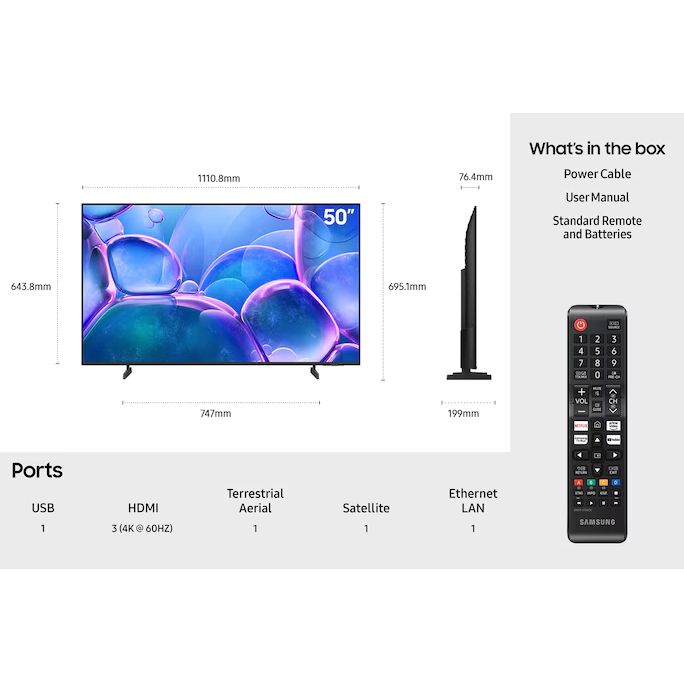 50" U7000F 4K Smart TV