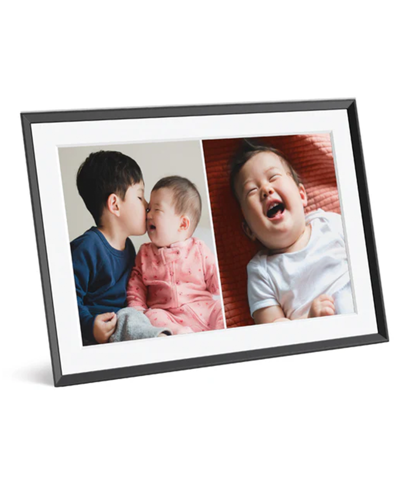 Aura Carver Mat 10.1" WiFi Connected Picture Frame | Gravel with Mat White Redmond Electric Gorey