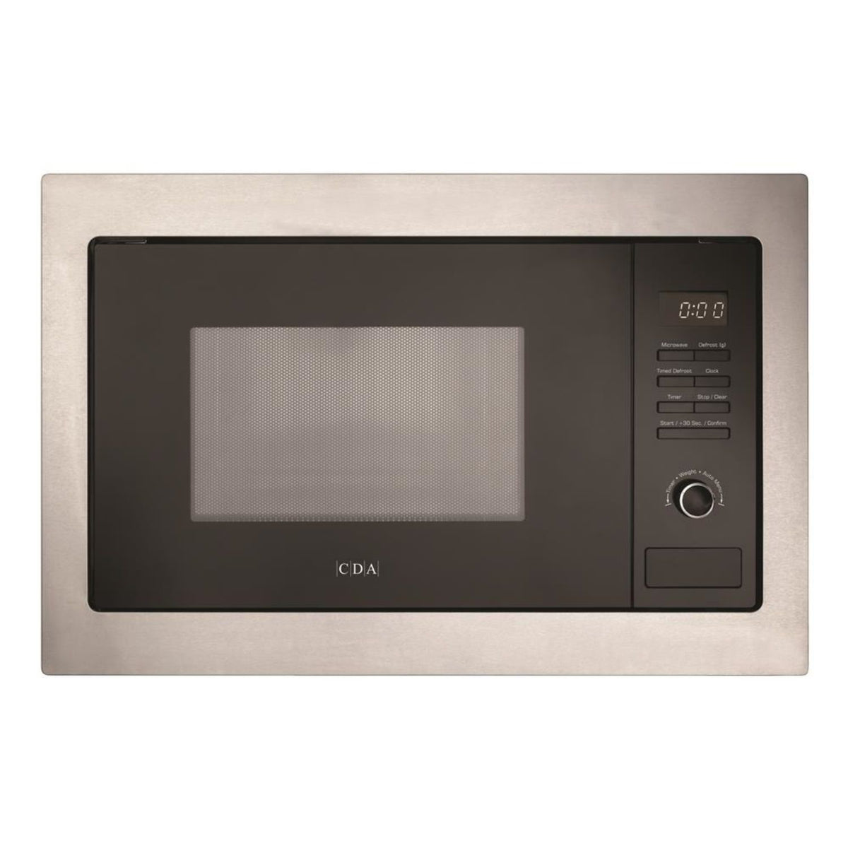 25L 900W Built-In Microwave Oven Stainless Steel