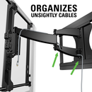 Full-Motion+ TV Wall Mount for 37"–55" TVs