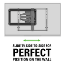 Full-Motion+ TV Wall Mount for 37"–55" TVs