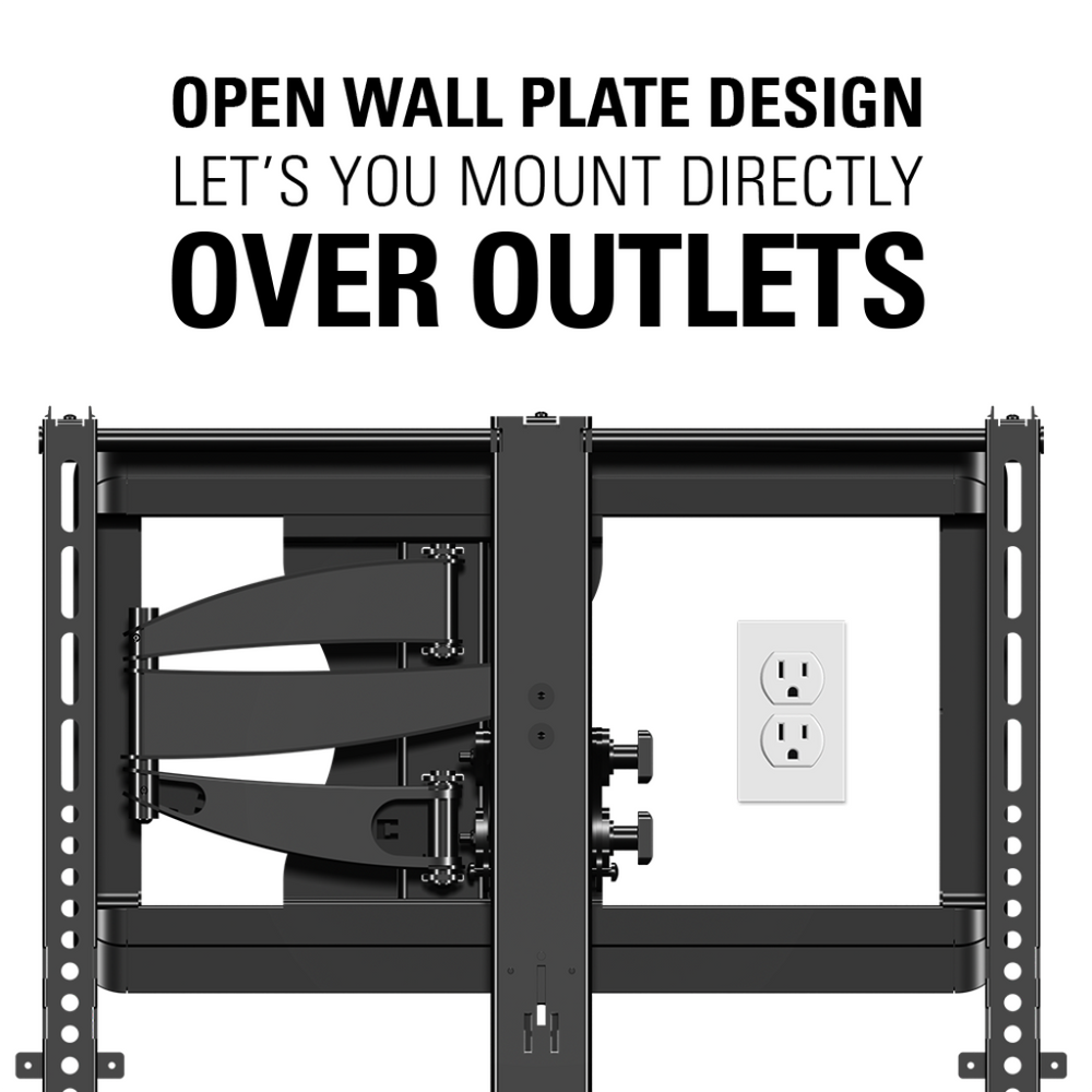 Full-Motion+ TV Wall Mount for 37"–55" TVs