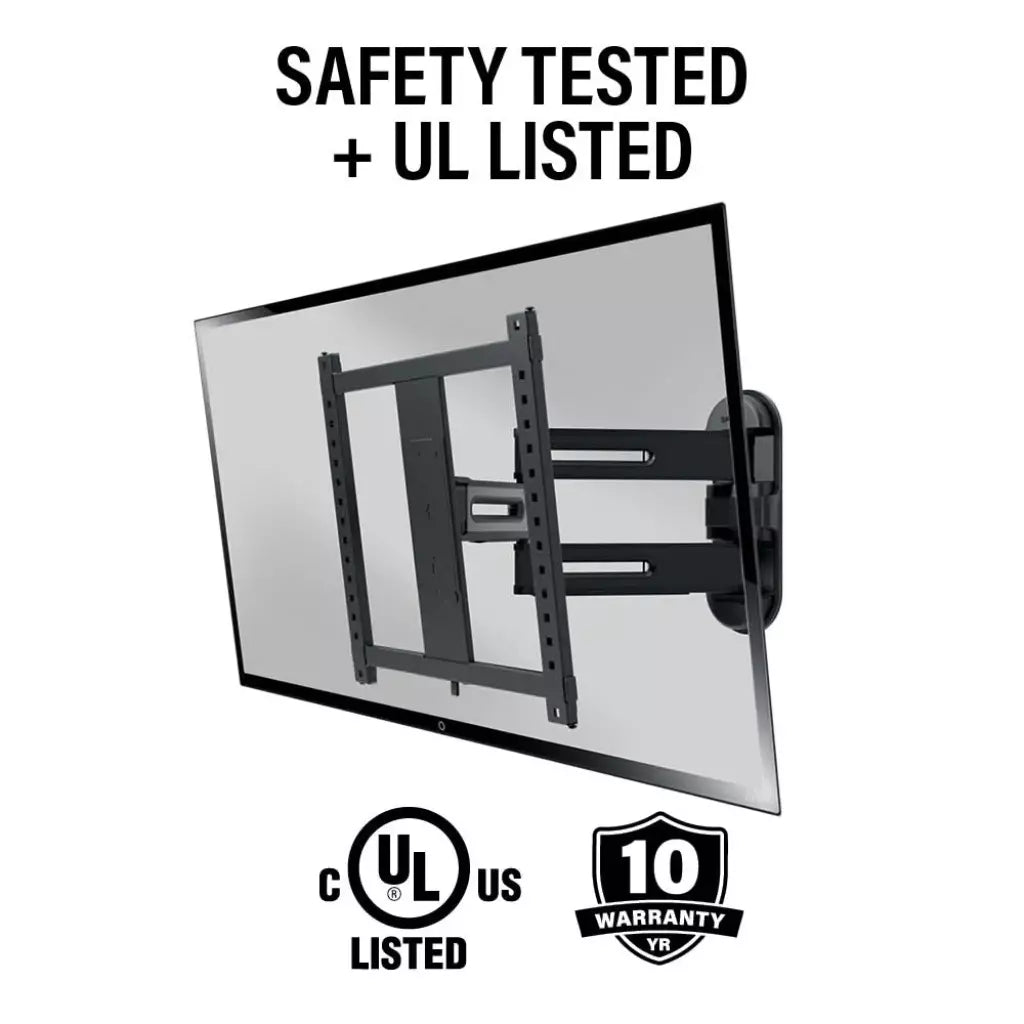 Advanced Full-Motion 4D® + Shift™ TV Wall Mount 32–65"