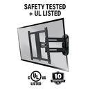 Advanced Full-Motion 4D® + Shift™ TV Wall Mount 32–65" | VMF822-B2