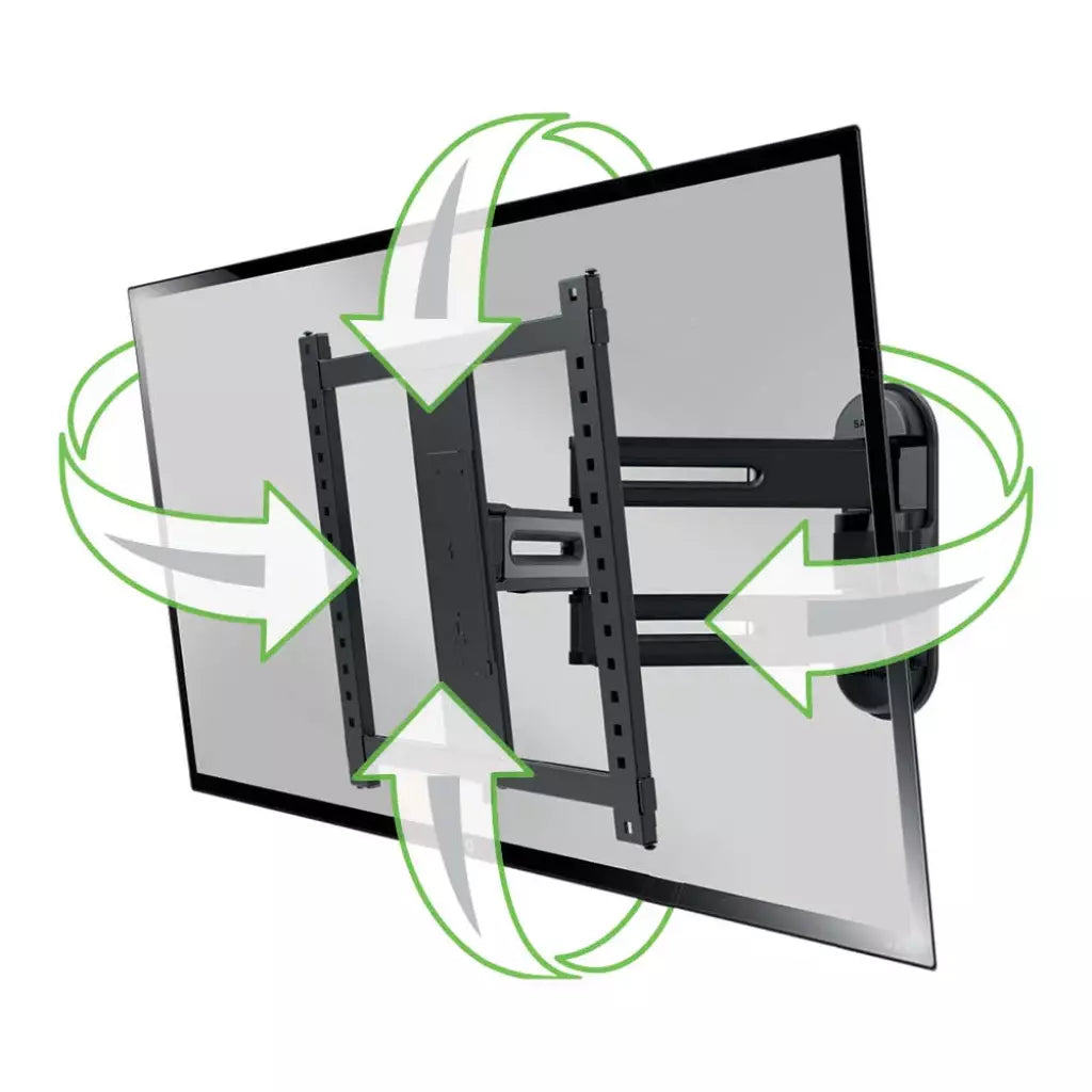 Advanced Full-Motion 4D® + Shift™ TV Wall Mount 32–65"