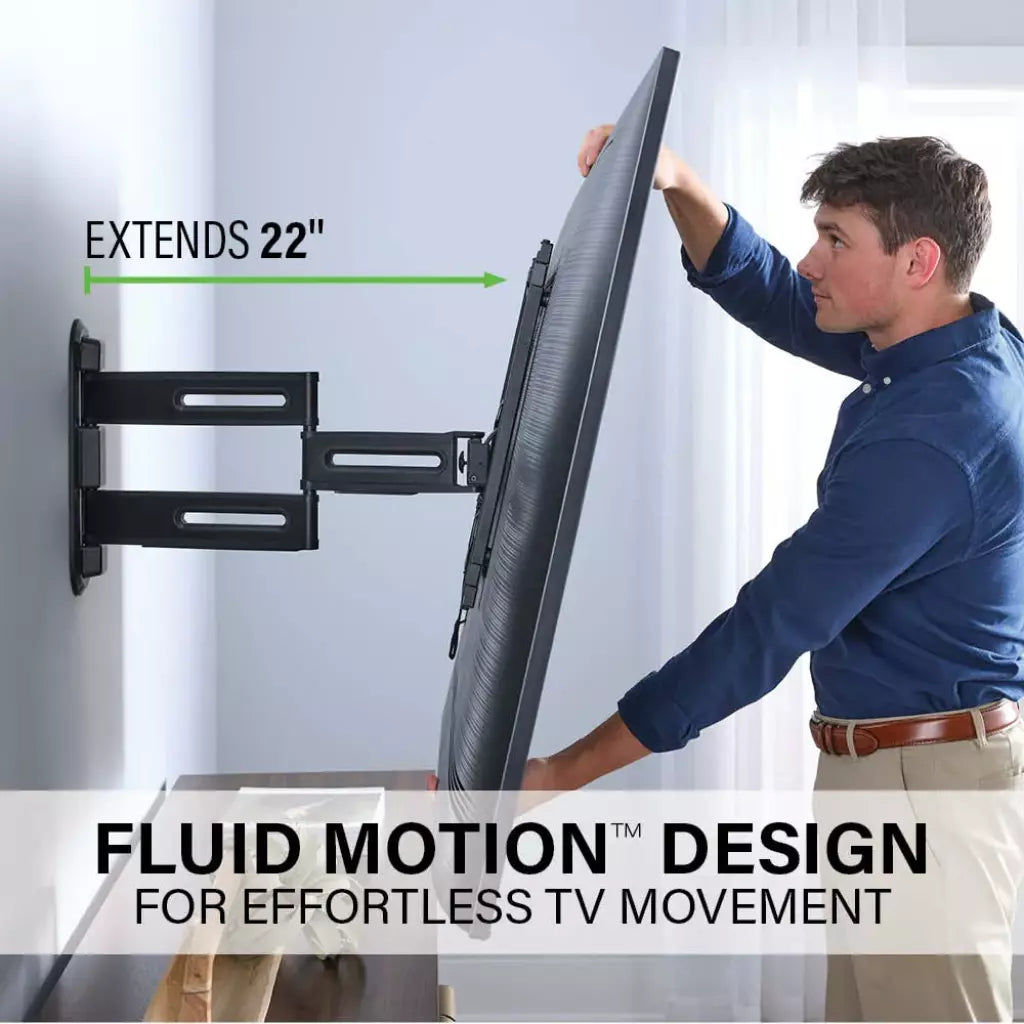 Advanced Full-Motion 4D® + Shift™ TV Wall Mount 32–65"
