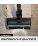 Samsung JetTM 95 Pro Max 210 W with Spray Spinning Sweeper Cordless VS20C9547TB/EU Redmond Electric Gorey