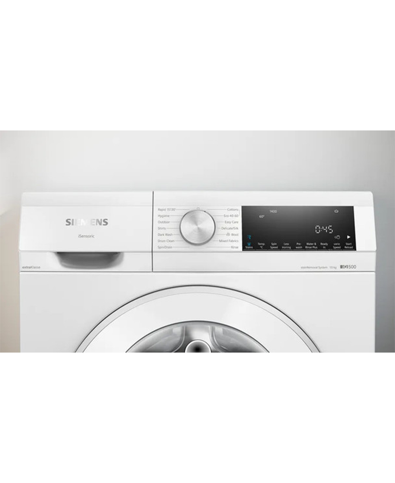 Siemens IQ500, 10kg 1400rpm Washing Machine A Energy Rated | White WG54G210IE Redmond Electric Gorey