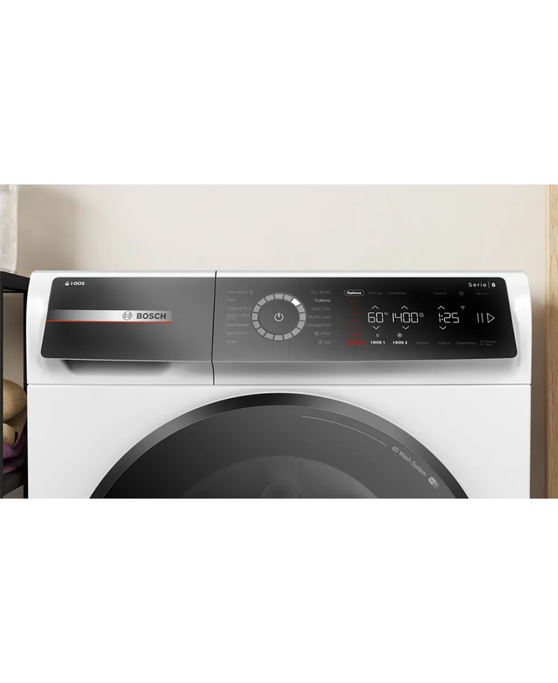 Bosch Series 8, A Rated 10kg 1400rpm Washing Machine | White WGB256A1GB Redmond Electric Gorey