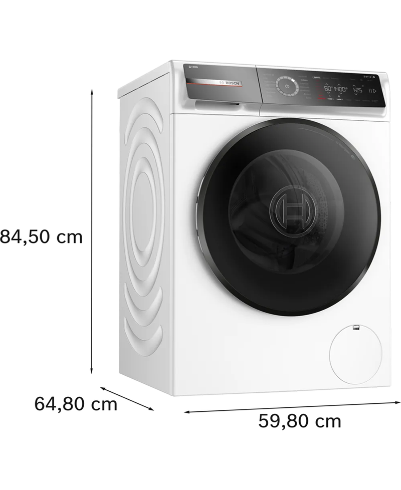 Bosch Series 8, A Rated 10kg 1400rpm Washing Machine | White WGB256A1GB Redmond Electric Gorey